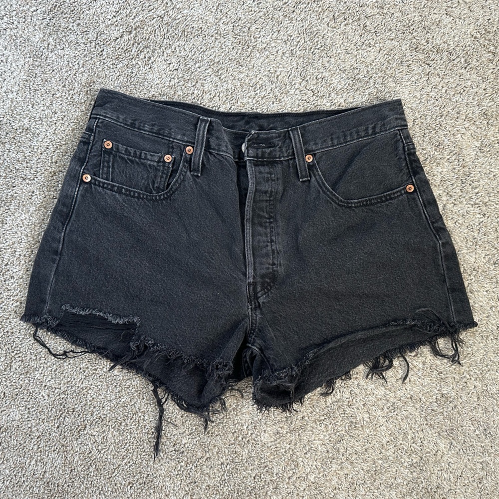 LEVI’s Distressed Shorts